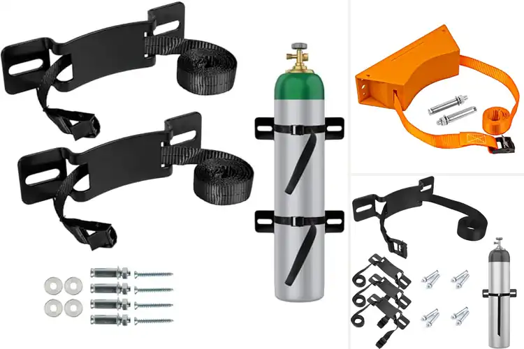 Detailed view of Best 59 Inch Safety Strap Gas Cylinder Holder