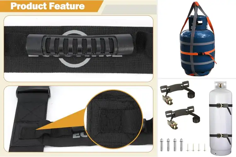 Detailed view of Best Adjustable Cylinder Straps