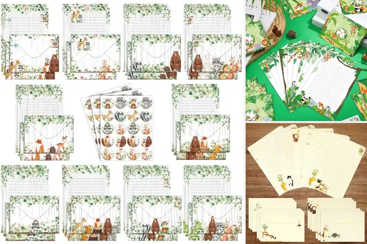 Detailed view of Best Animal Theme Stationery