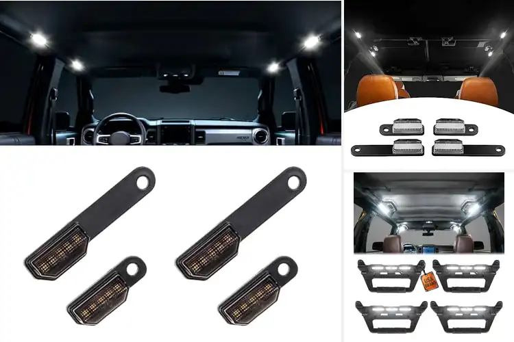 Detailed view of Best Bronco Cabin Lights Kit for a Sleek Interior Glow
