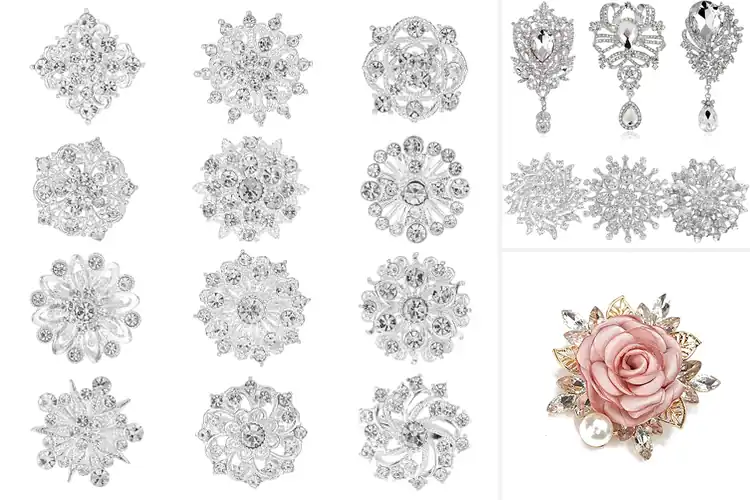 Detailed view of Best Brooches for Weddings