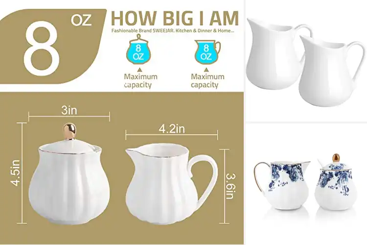 Detailed view of Best Ceramic Creamer Sets