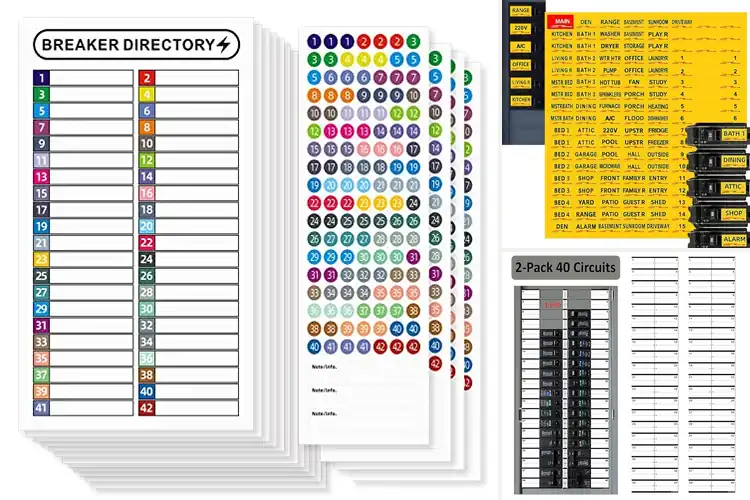 Detailed view of Best Circuit Breaker Labels