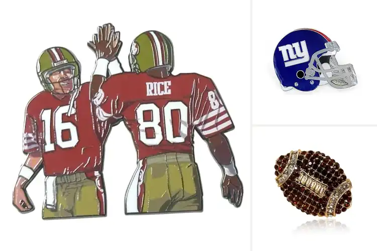 Detailed view of Best Collectible Football Pin For Fans