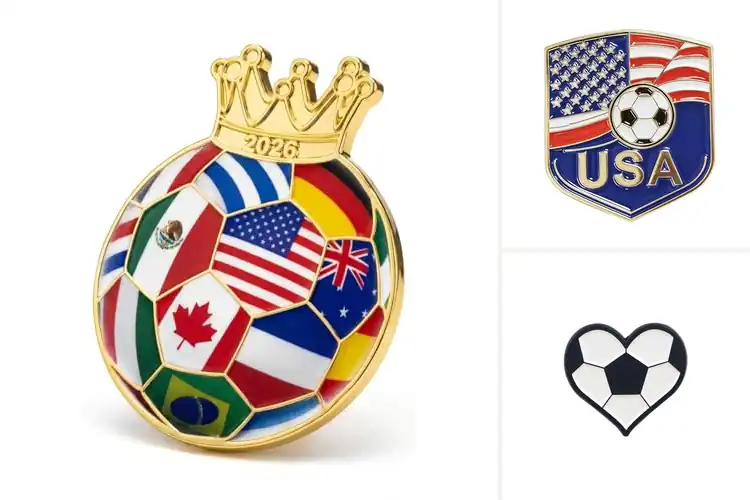 Detailed view of Best Collectible Soccer Pin: 10 Unique Must-Haves for Fans
