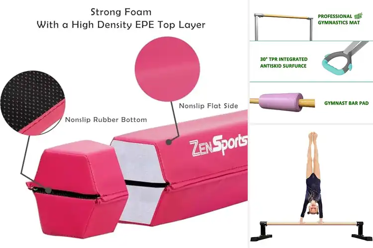Detailed view of Best Compact Storage Gymnastics Bar