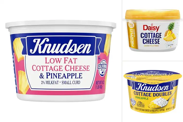 Detailed view of Best Cottage Cheeses with Pineapple