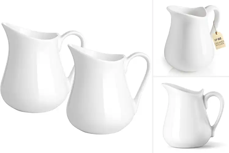 Detailed view of Best Dishwasher Safe Creamer Pitchers