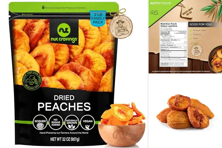 Detailed view of Best Dried Peaches: Top 10 Healthy & Unsweetened Snacks