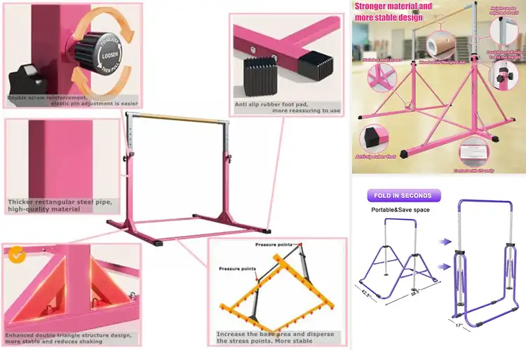 Detailed view of Best Durable Gymnastics Kip Bar For Children