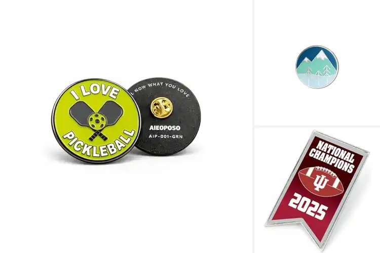 Detailed view of Best Fan Milestone Gift Pin