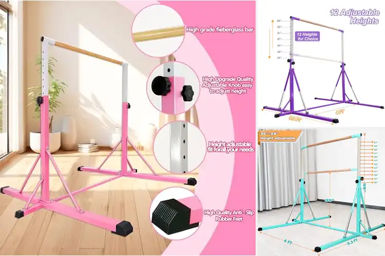 Detailed view of Best Fiberglass Crossbar Gymnastics Bar