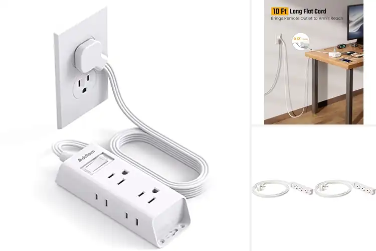 Detailed view of Best Flat Plug Extension Cords