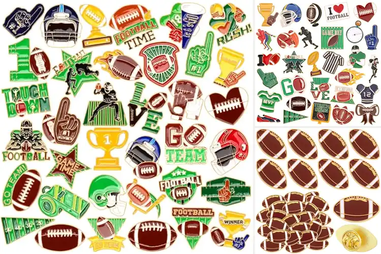 Detailed view of Best Football Button Pins to Boost Your Team Spirit Today