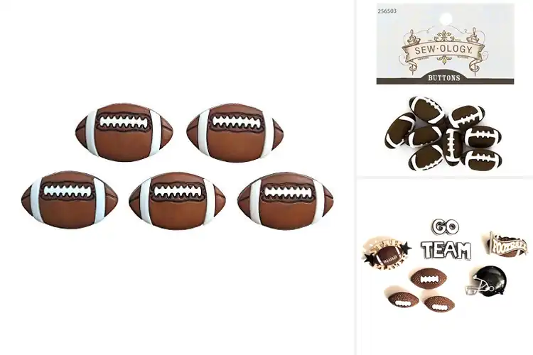 Detailed view of Best Football Buttons to Boost Your Crafting Creativity