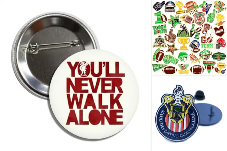 Detailed view of Best Football Club Pin Badge