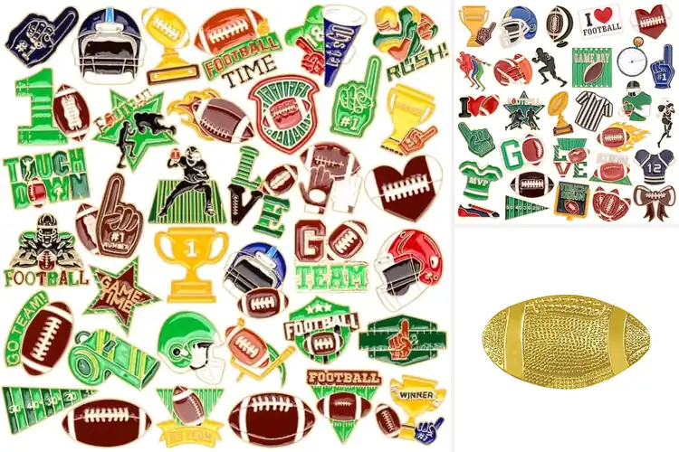 Detailed view of Best Football Pin Badge Accessory