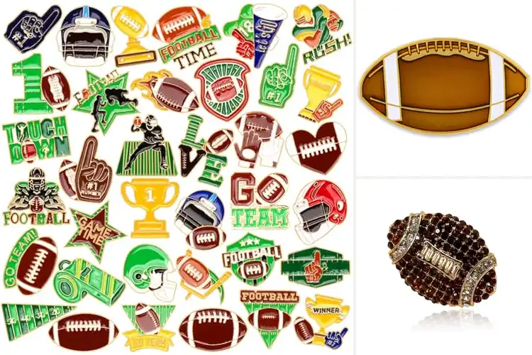 Detailed view of Best Football Pin Badge: Show Your Team Spirit
