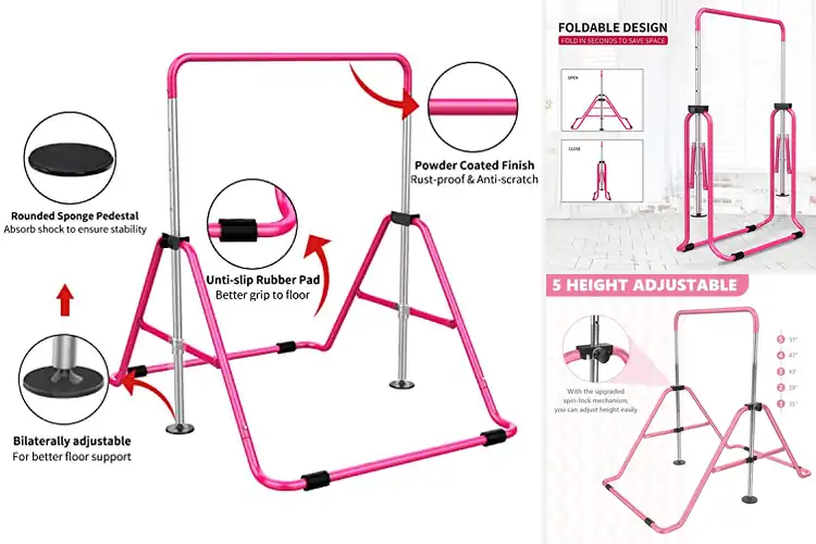 Detailed view of Best gymnastics bars