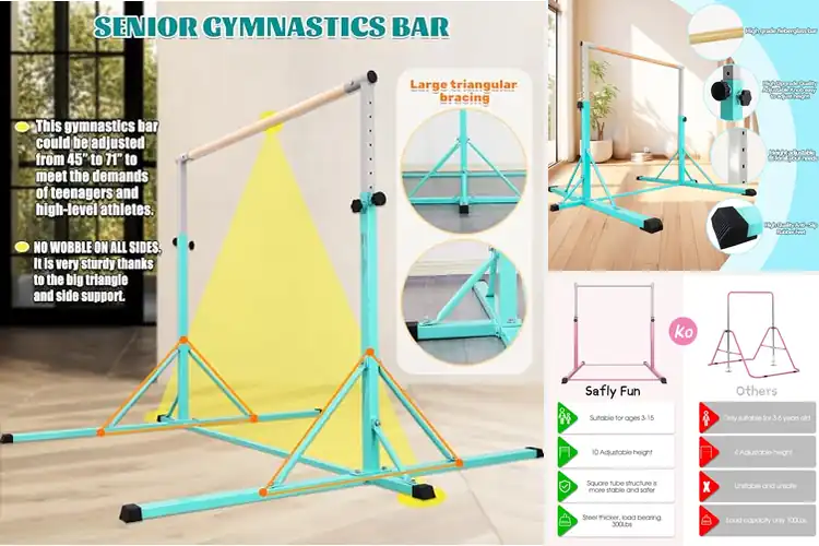 Detailed view of Best heavy-duty gymnastics bars