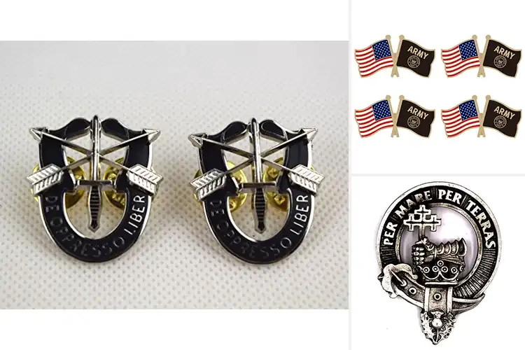 Detailed view of Best HighQuality Crest Pin