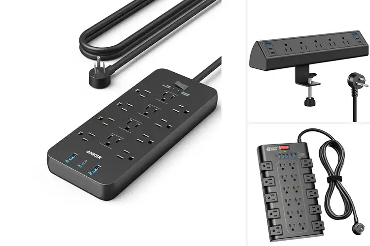 Detailed view of Best Home Office Power Strips: Charge Up Your Workspace