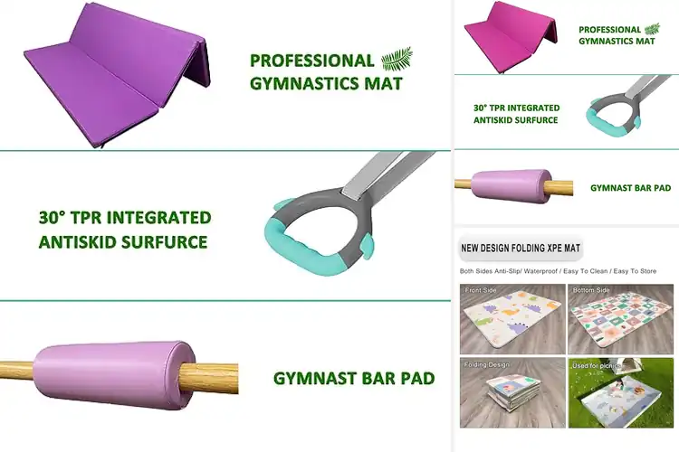 Detailed view of Best Included Gymnastics Pad And Rings