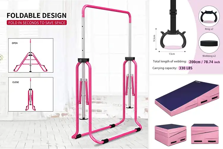 Detailed view of Best Kids Gymnastics Training Equipment