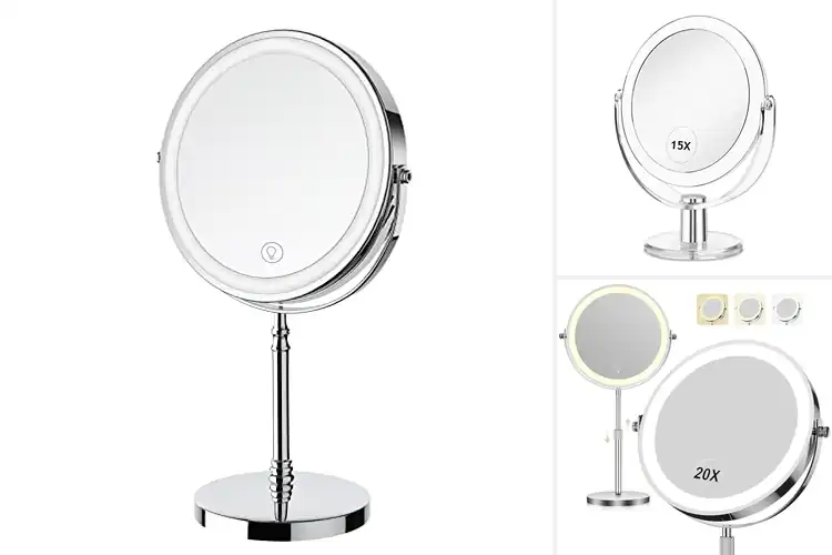 Detailed view of Best Magnifying Vanity Mirrors