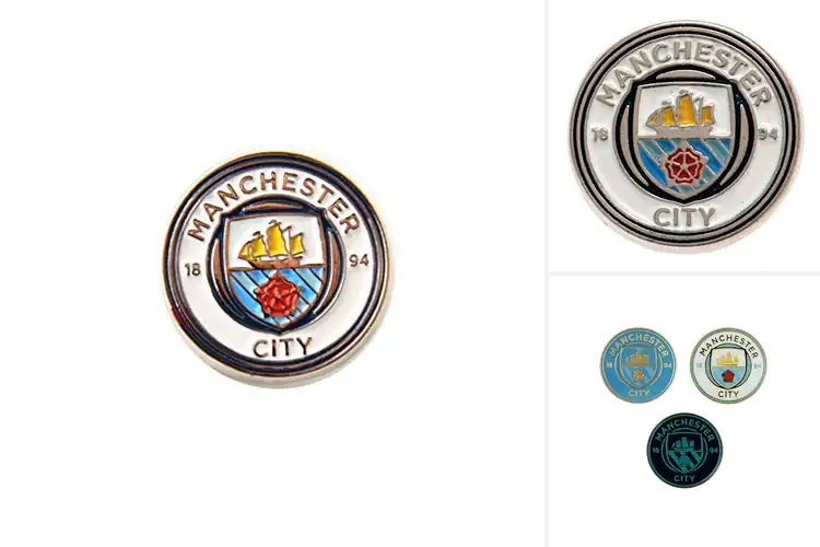 Detailed view of Best Manchester City Crest Pins: 9 Stylish Picks for Fans