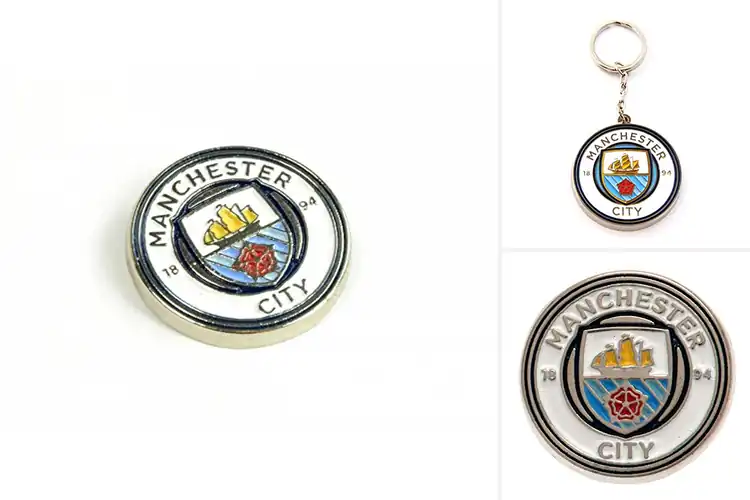 Detailed view of Best Manchester City Fc Crest Badge