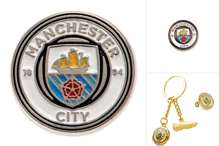 Detailed view of Best Manchester City Fc Pin Badge