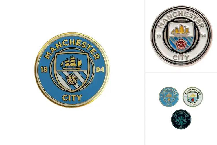 Detailed view of Best Manchester City Memorabilia Pin