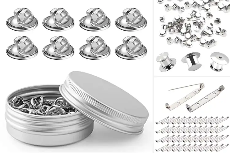 Detailed view of Best Metal Pin Badge
