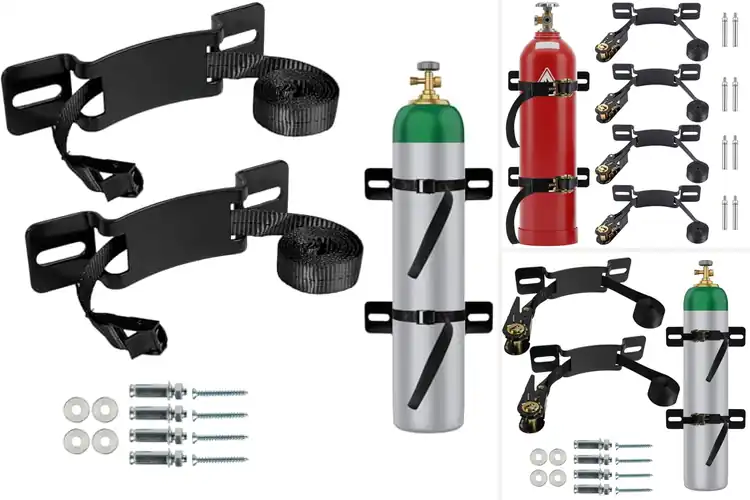 Detailed view of Best Nitrogen Tank Brackets