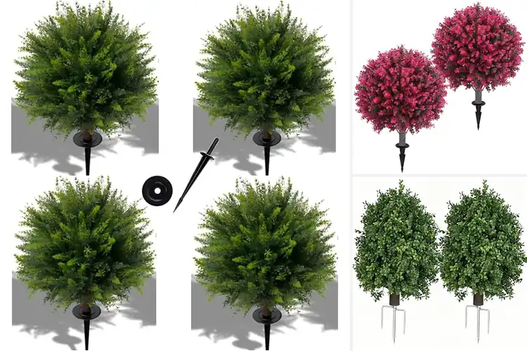 Detailed view of Best Outdoor Faux Shrubs: Add Real Charm Effortlessly