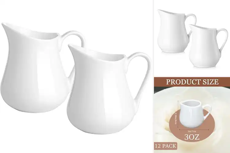 Detailed view of Best Small Porcelain Creamers
