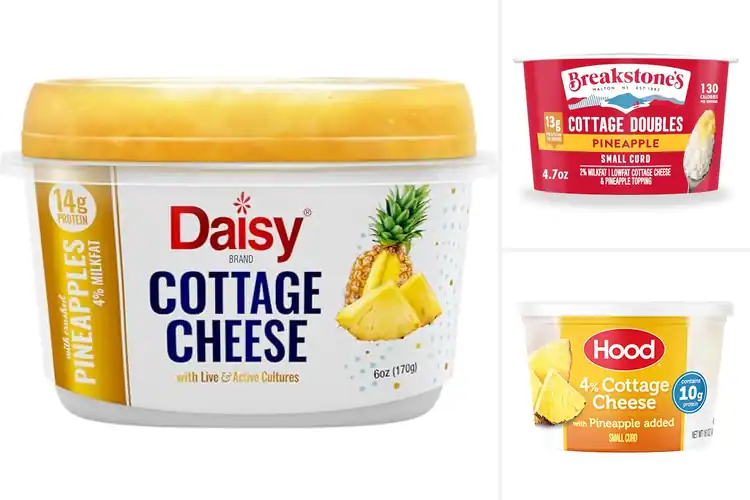 Detailed view of Best Snack For Dipping Pineapple Cottage Cheese
