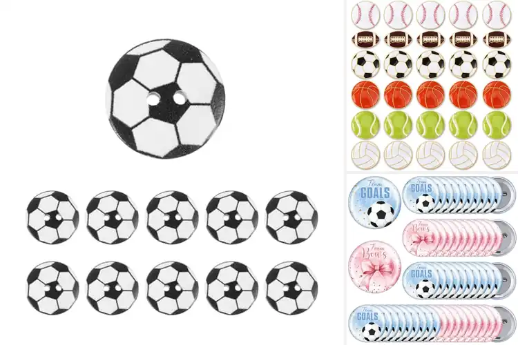 Detailed view of Best Soccer Badge Buttons: Boldly Wear Your Team Pride