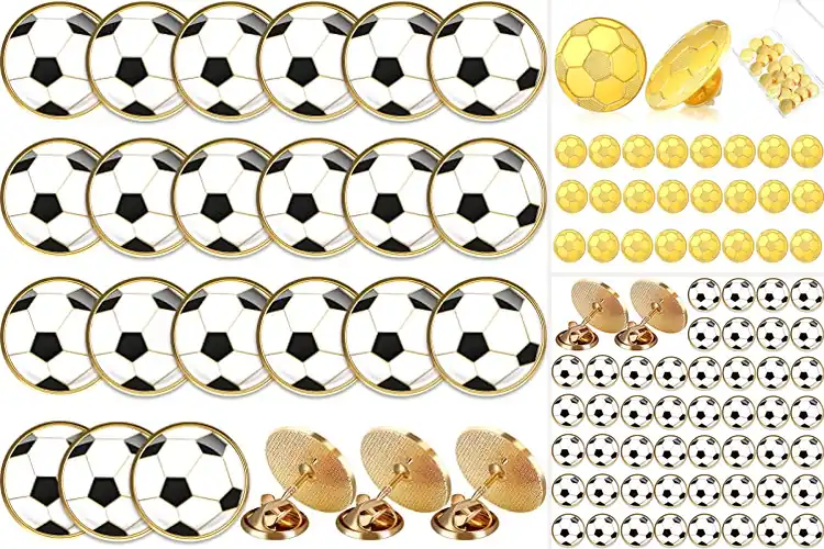 Detailed view of Best Soccer Collector Pins