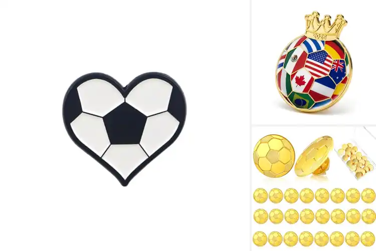 Detailed view of Best Soccer Gift Pin Badge: 10 Stylish Picks for Fans