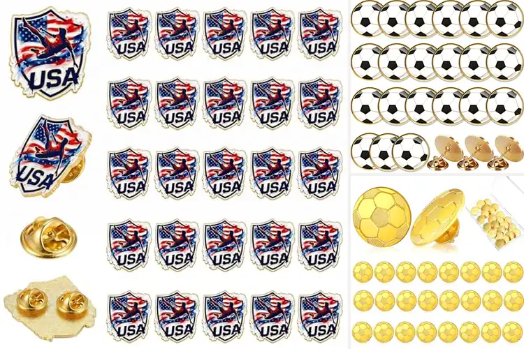 Detailed view of Best Soccer Team Pins