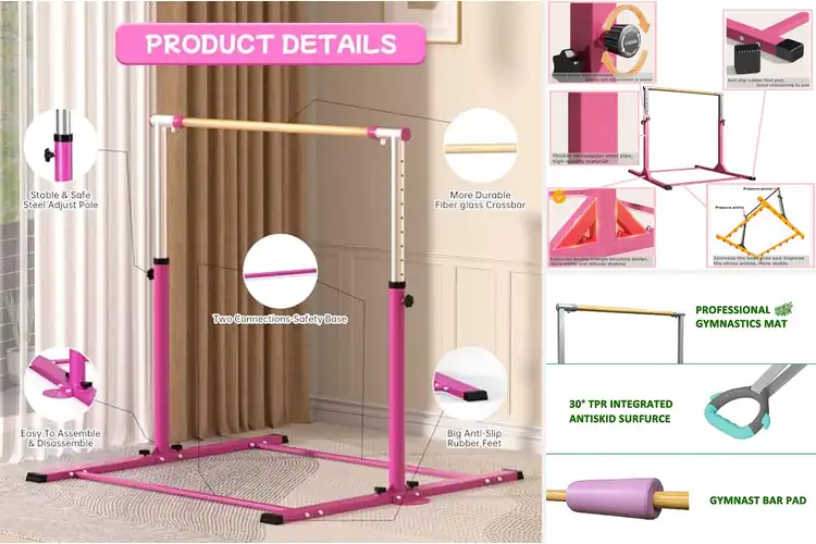 Detailed view of Best Space Saving Gymnastics Bar: Maximize Your Home Gym
