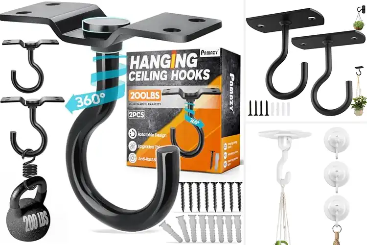 Detailed view of Best Sturdy Ceiling Hooks: 10 Top Picks for Strength & Style