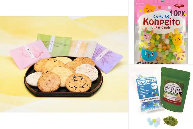 Detailed view of Best Traditional Japanese Confection Sets