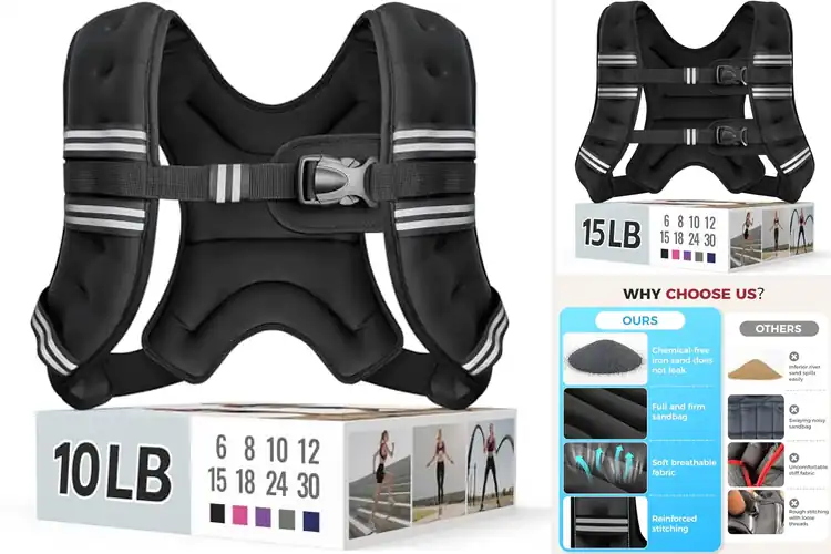Detailed view of Best Walking Weight Vests for Faster, Stronger Walks