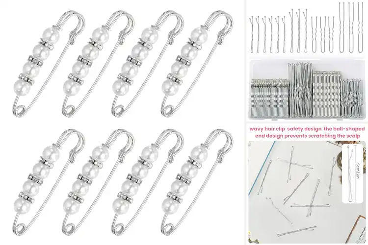 Detailed view of Best White Silver Pin